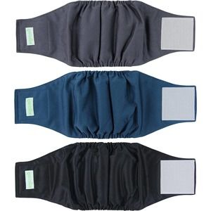 Wegreeco  Male Dog Belly Bands (3pack) Diapers New sz S